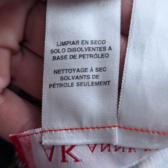 Y2K Anne Klein Floral Corduroy Cotton A-Line Full Charcoal Midi Skirt Size 4 - Picture 5 of 7